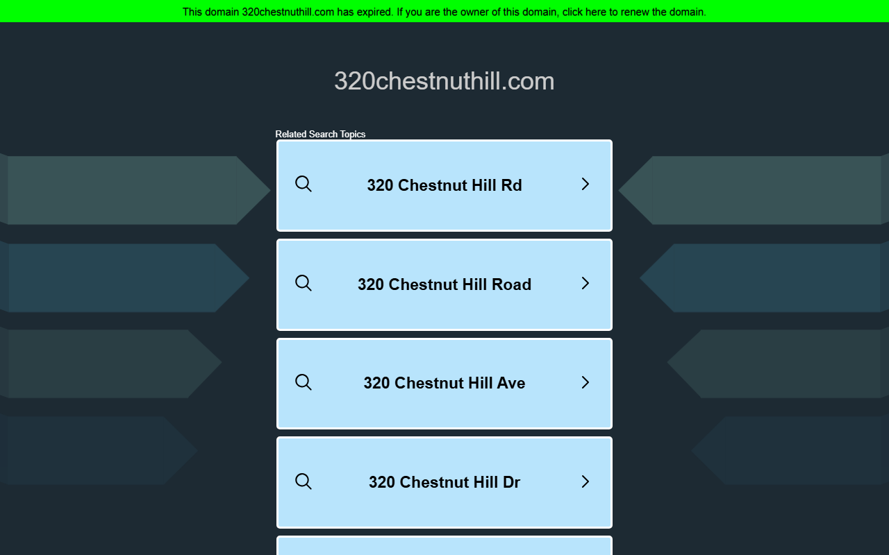 320chestnuthill.com screenshot