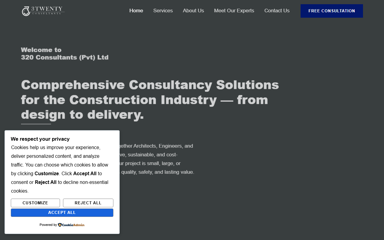320consultants.com screenshot