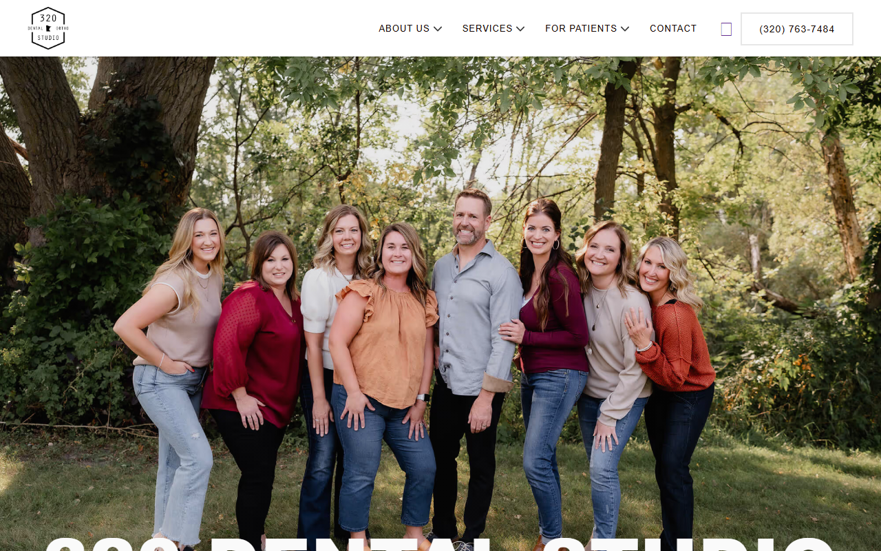 320dentalstudio.com screenshot