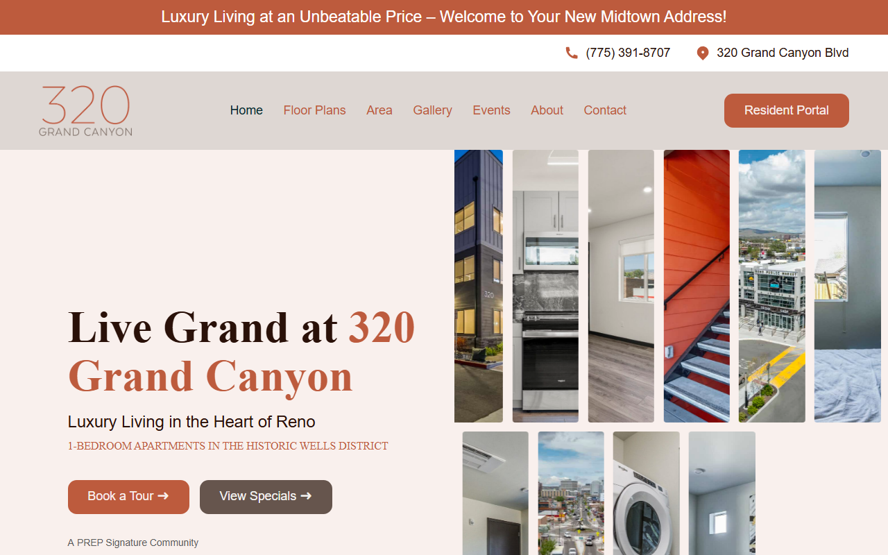 320grandcanyon.com screenshot