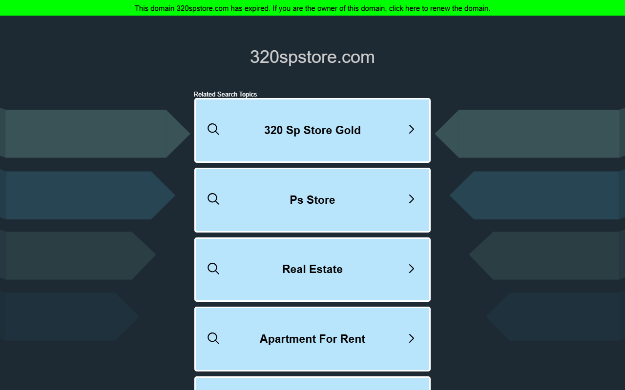 320spstore.com screenshot