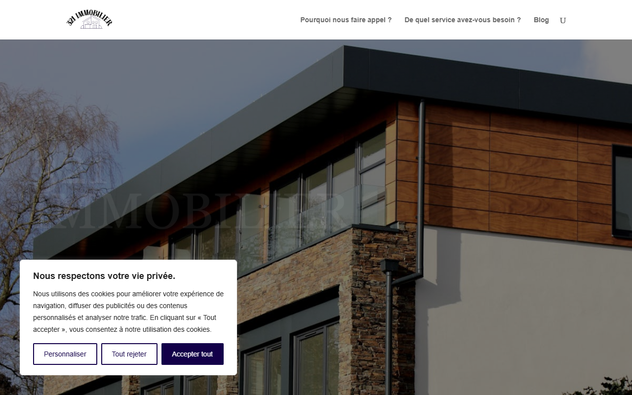 321-immobilier.com screenshot