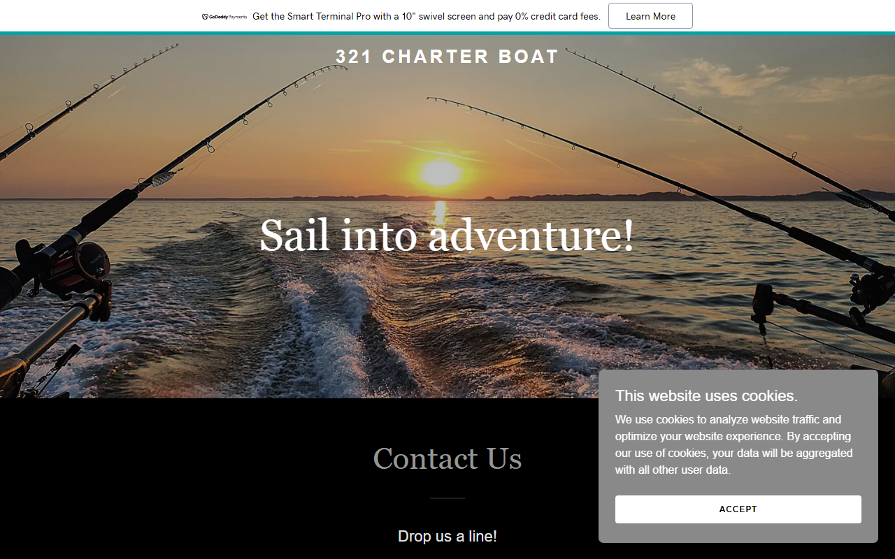 321charterboat.com screenshot
