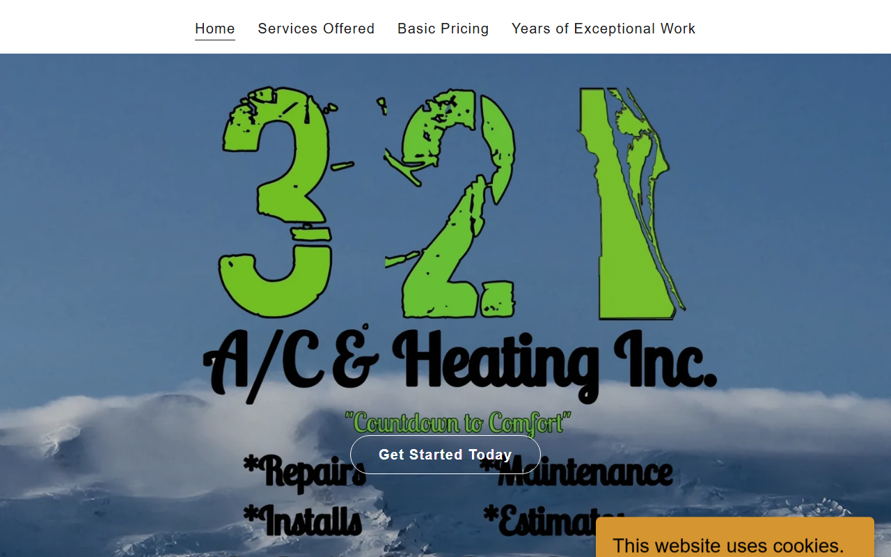 321comfort.com screenshot