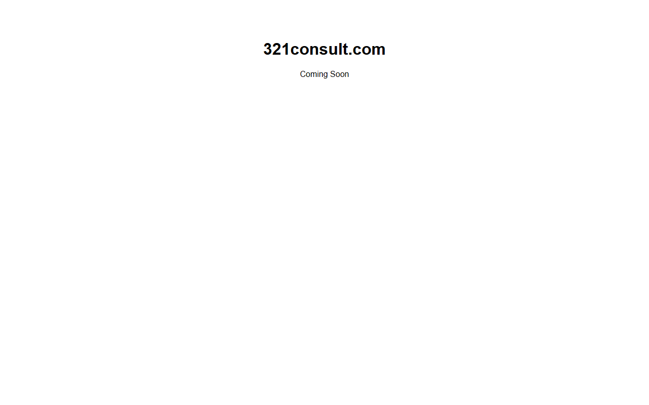 321consult.com screenshot