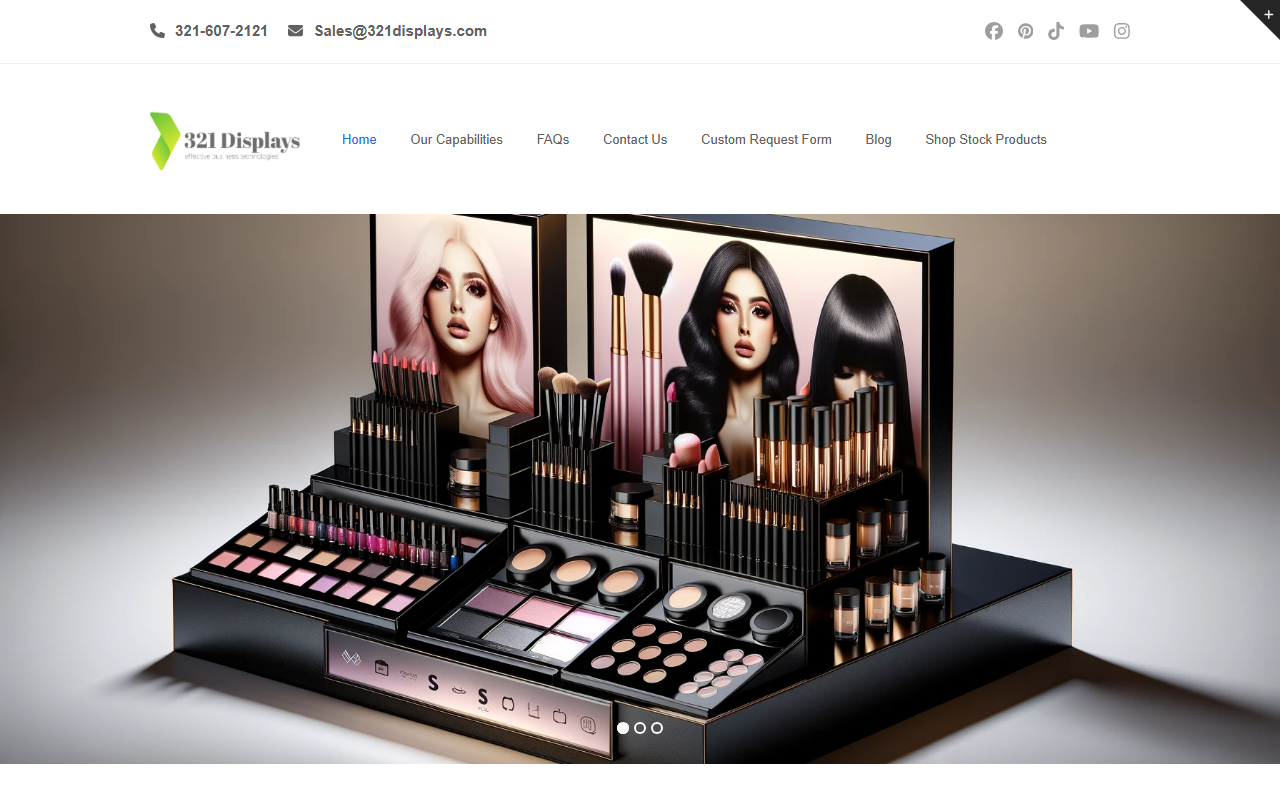 321displays.com screenshot