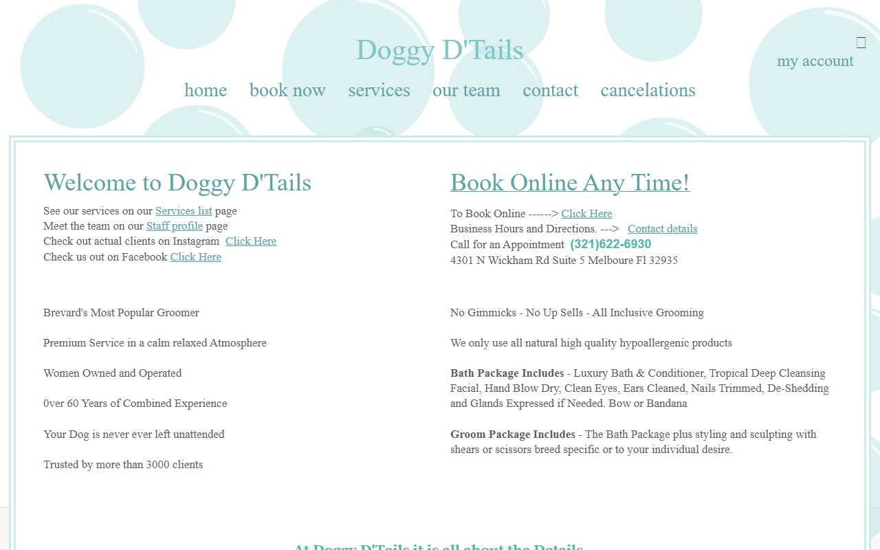 321doggydtails.com screenshot