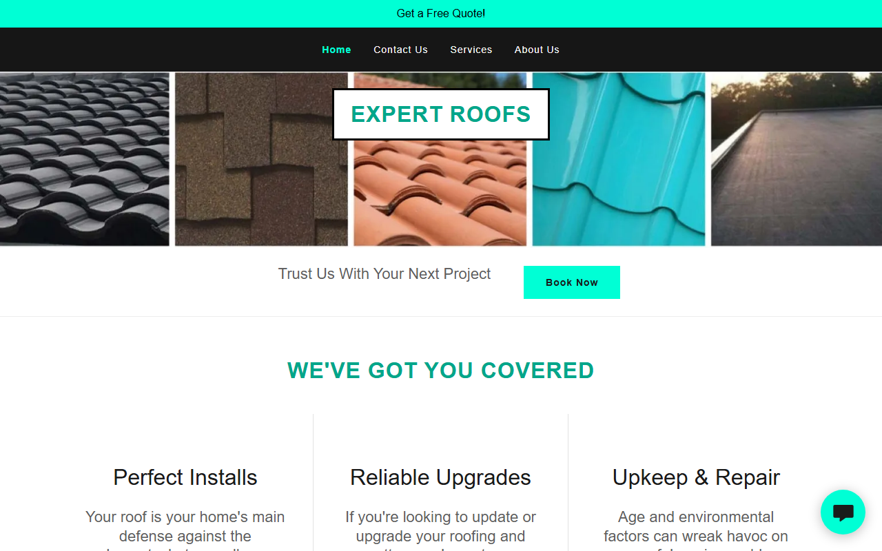 321expertroofs.com screenshot