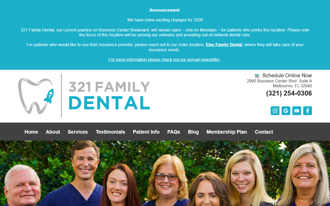 321familydental.com screenshot