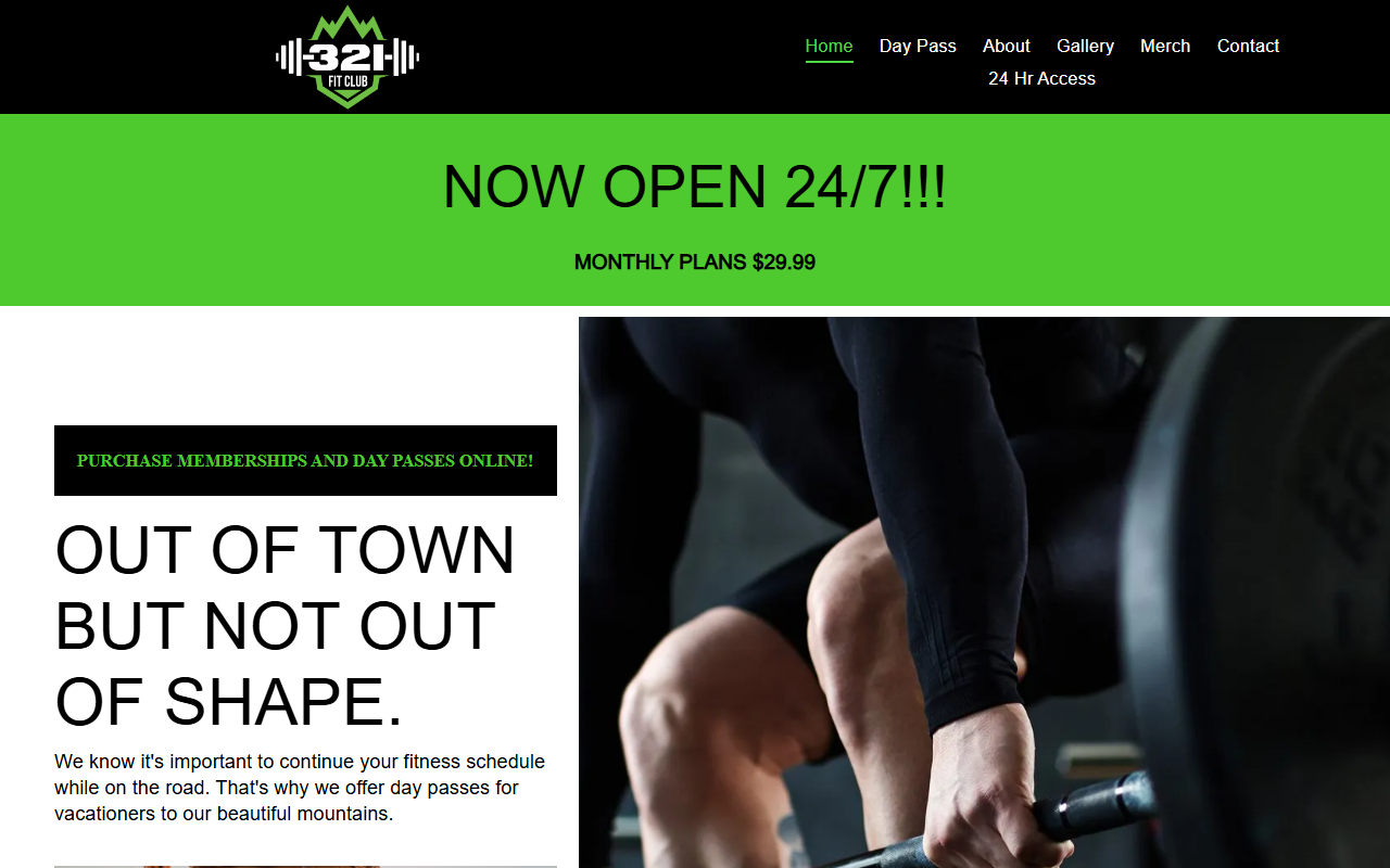 321fitclub.com screenshot