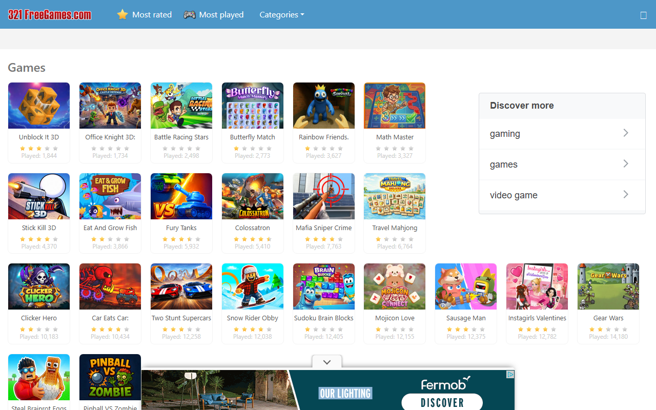 321freegames.com screenshot
