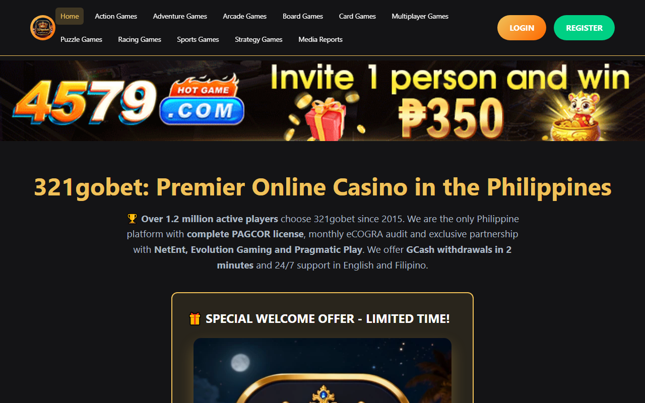 321gobetcasino.com screenshot
