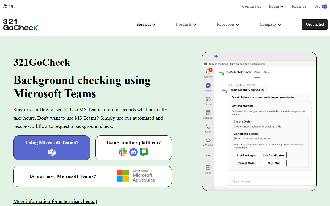 321gocheck.com screenshot