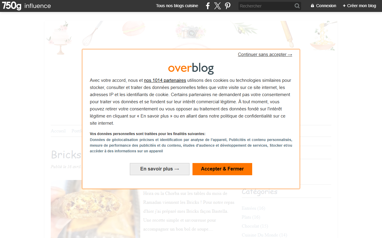 321gourmandises.com screenshot