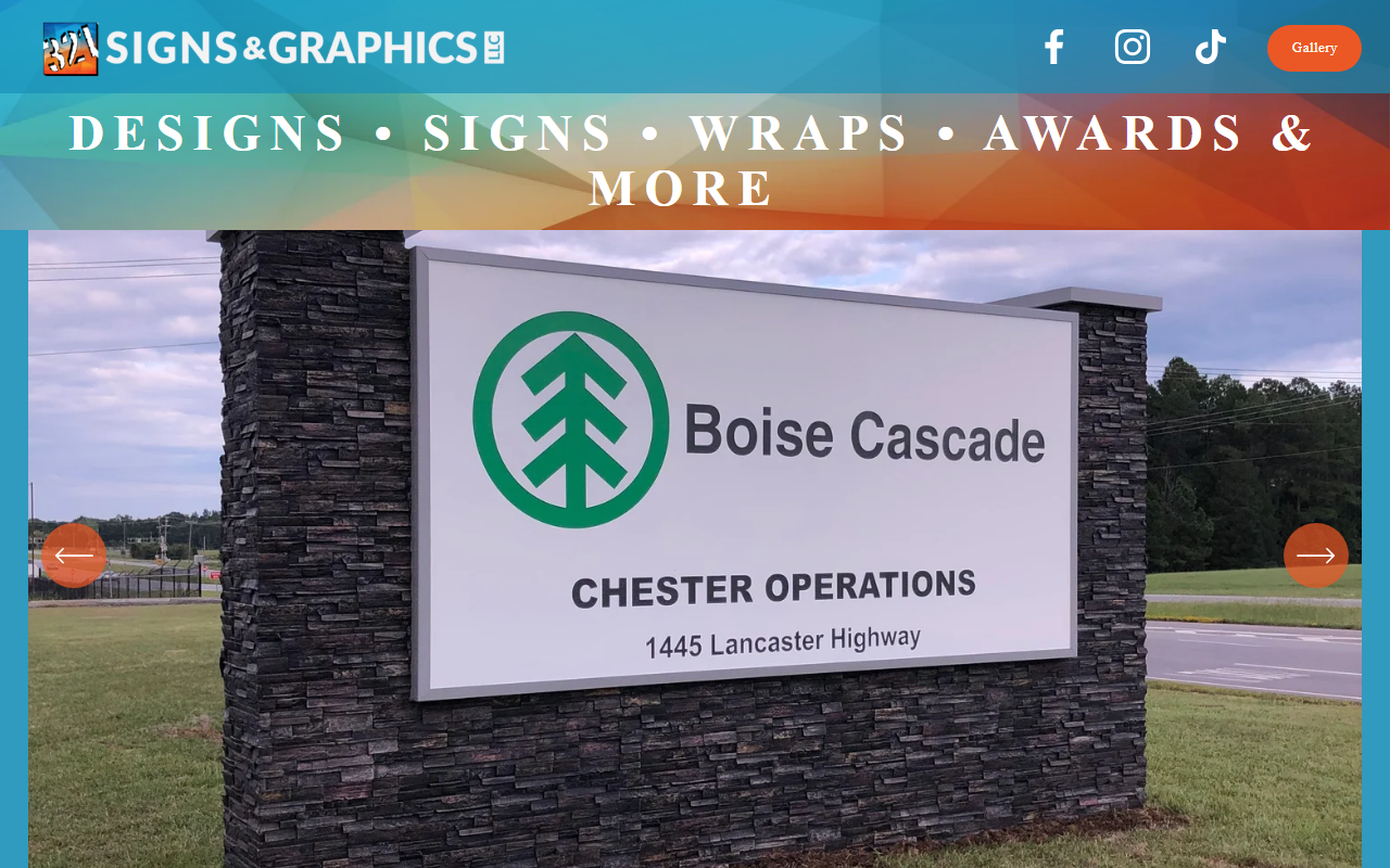 321graphicsgroup.com screenshot