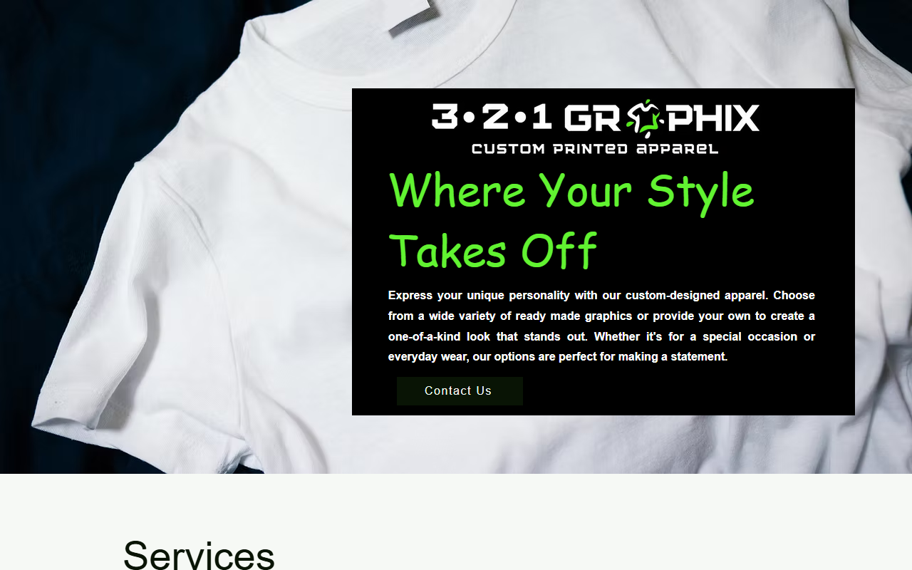 321graphix.com screenshot