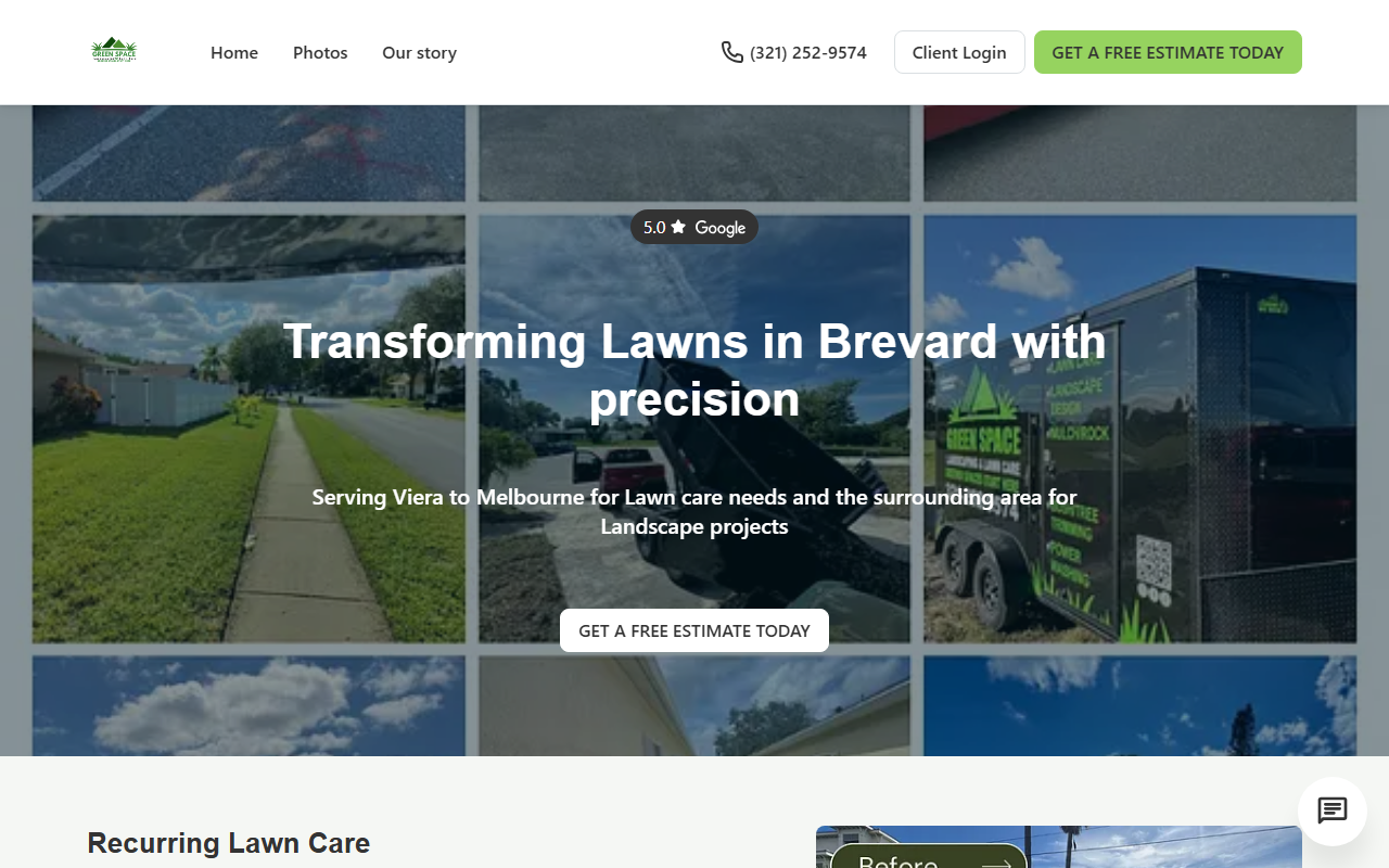 321greenspace.com screenshot