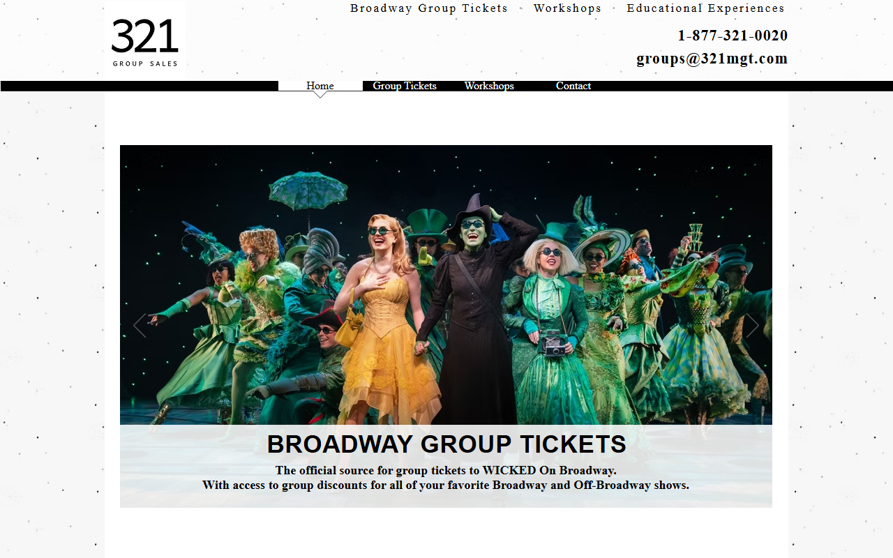 321groupsales.com screenshot