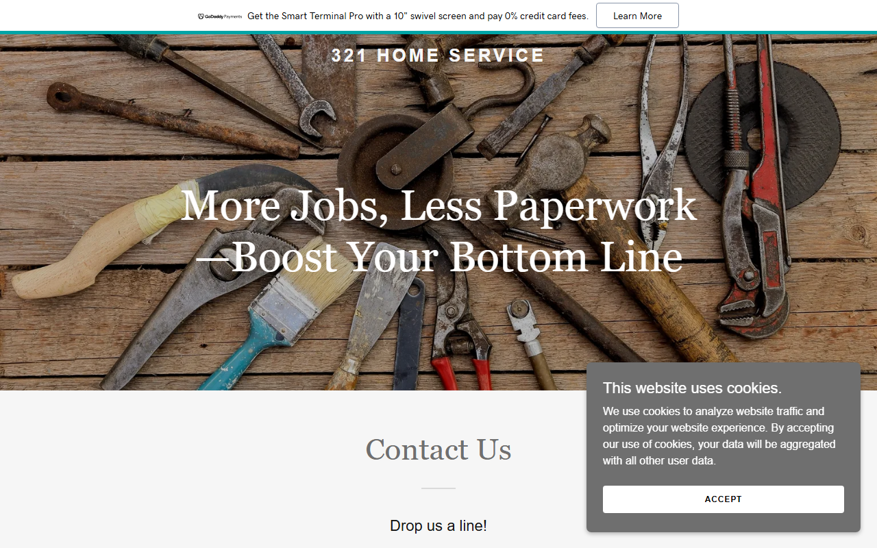 321homeservice.com screenshot