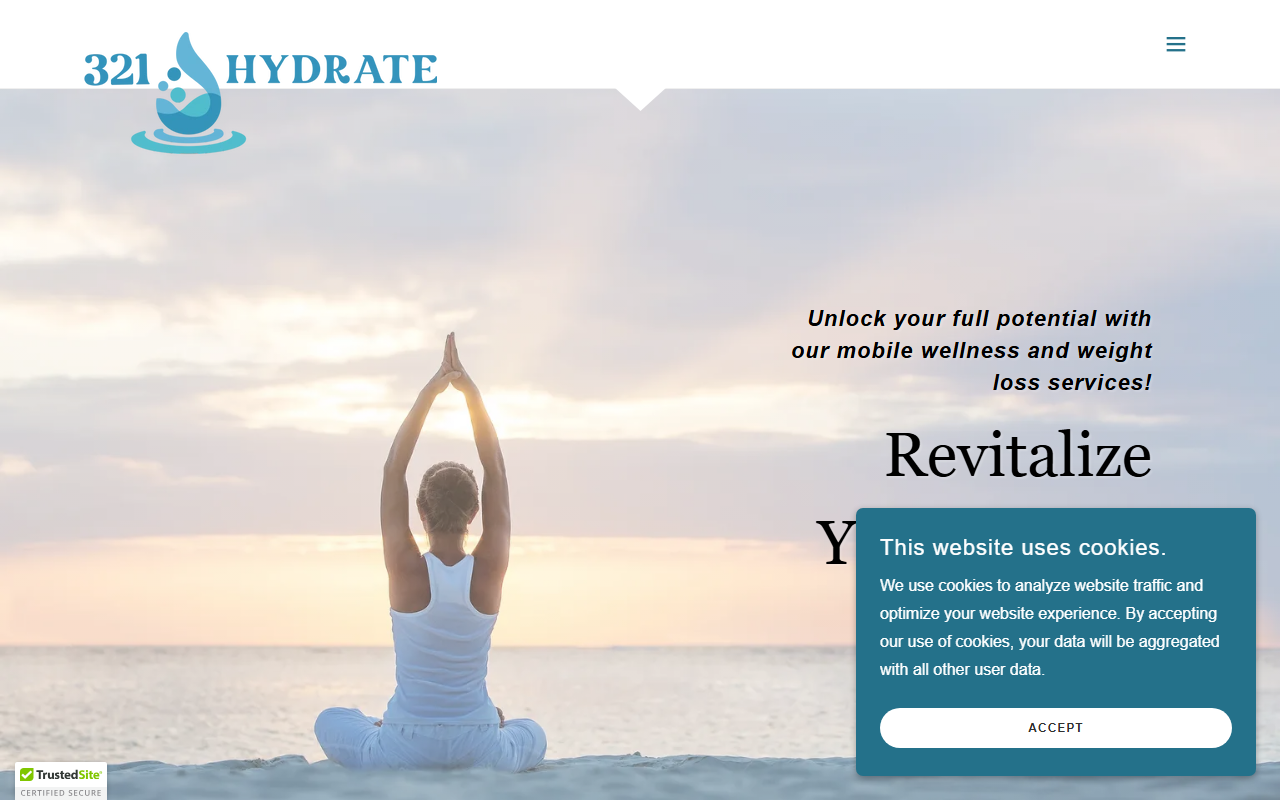 321hydrate.com screenshot