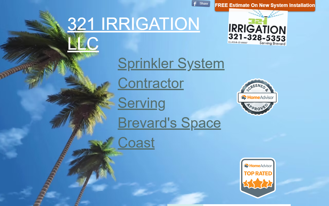 321irrigation.com screenshot