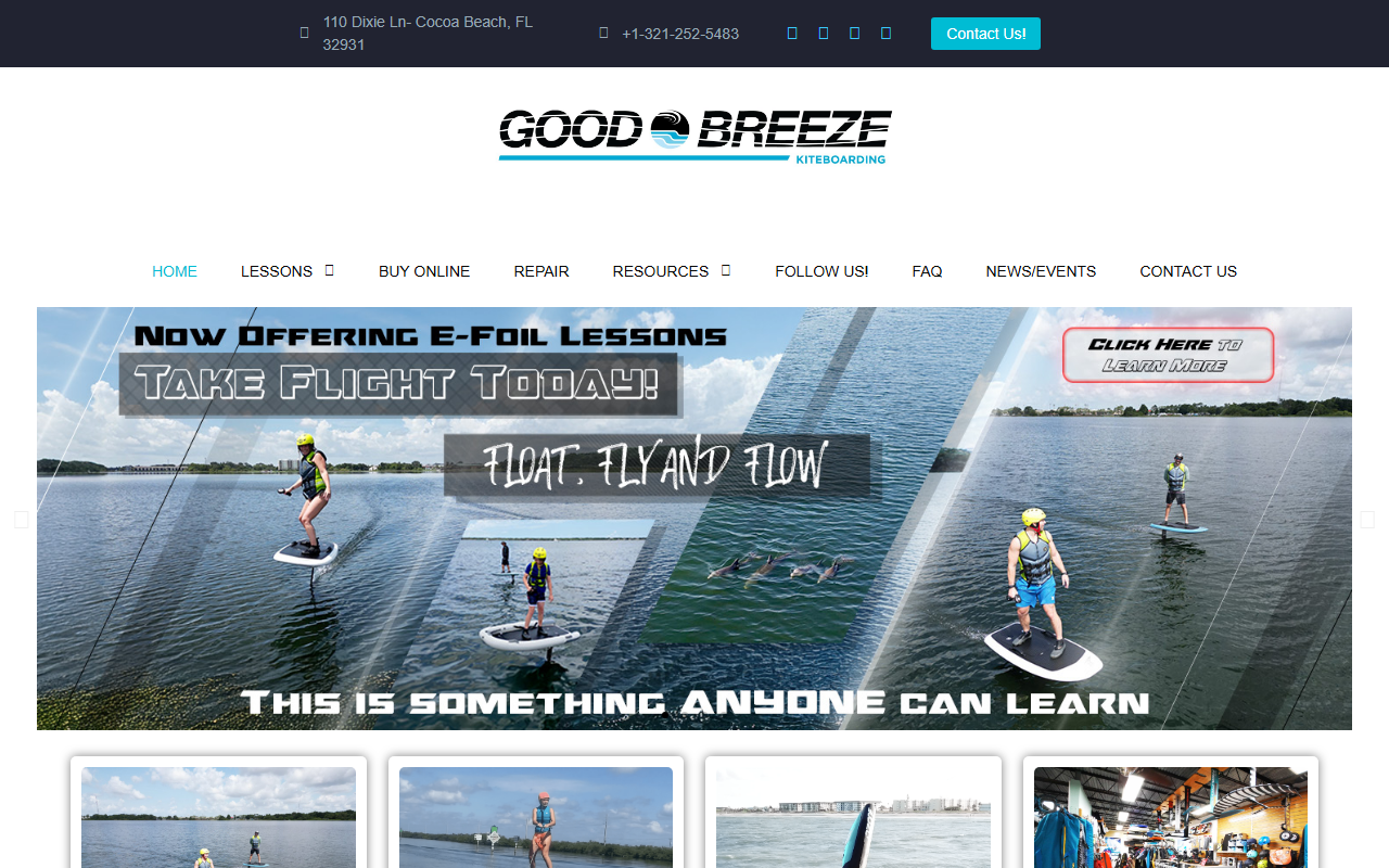 321kiteboard.com screenshot