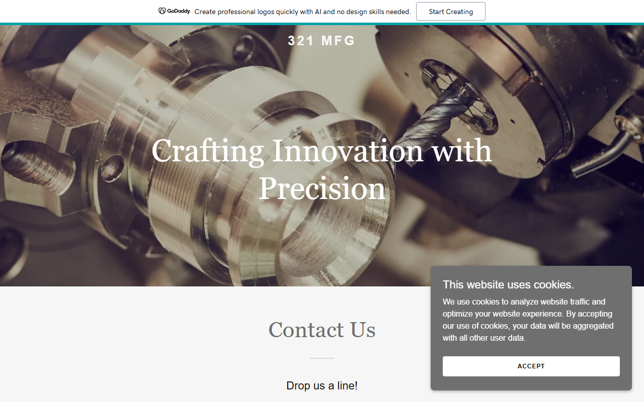 321manufacturing.com screenshot