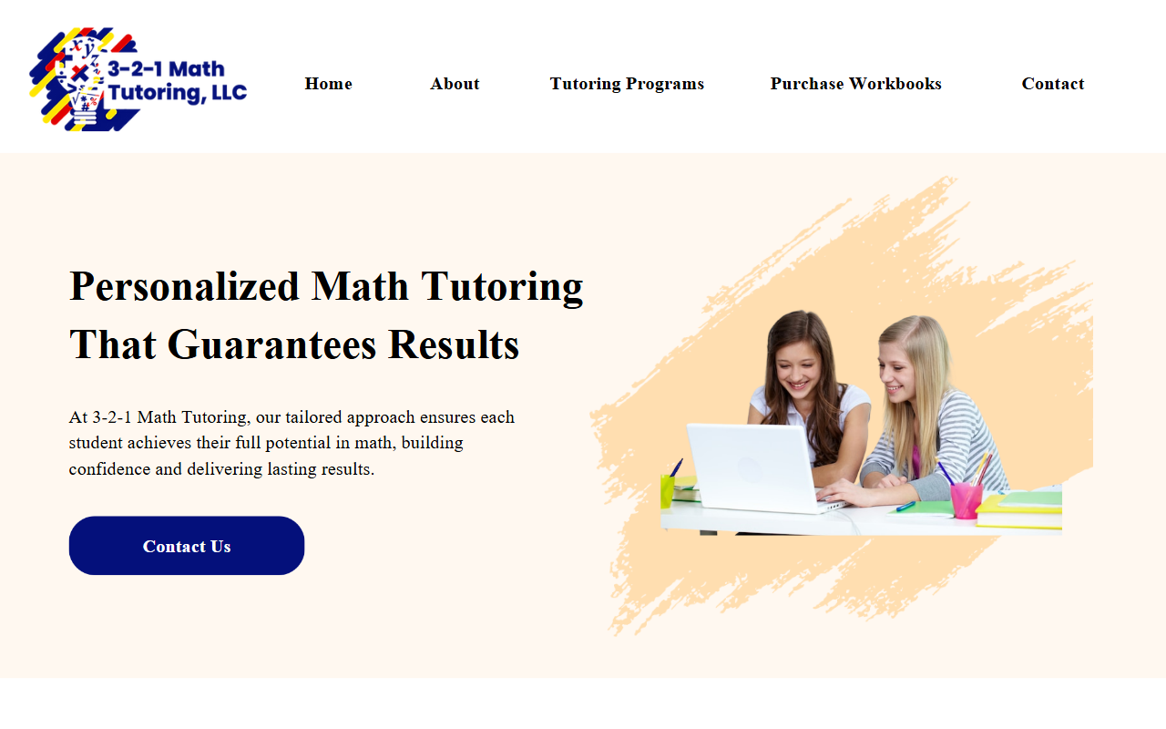 321mathtutoring.com screenshot