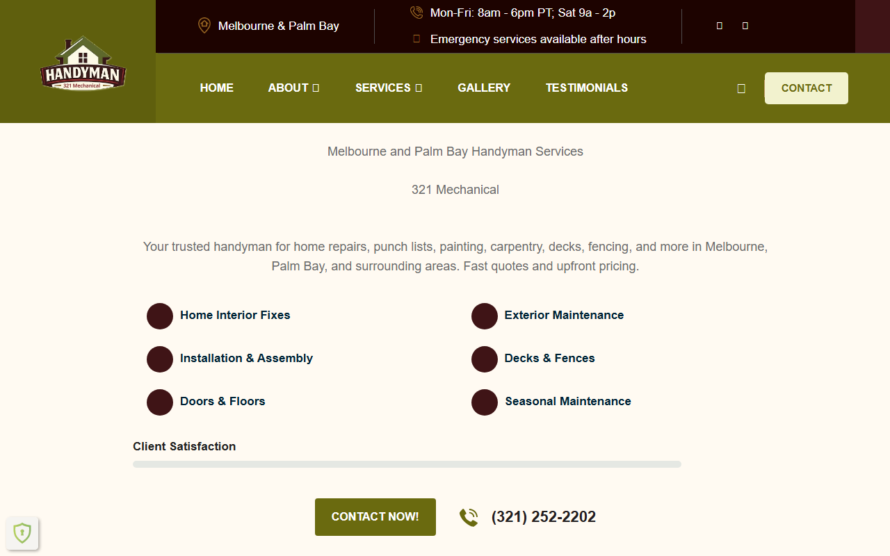 321mechanical.com screenshot