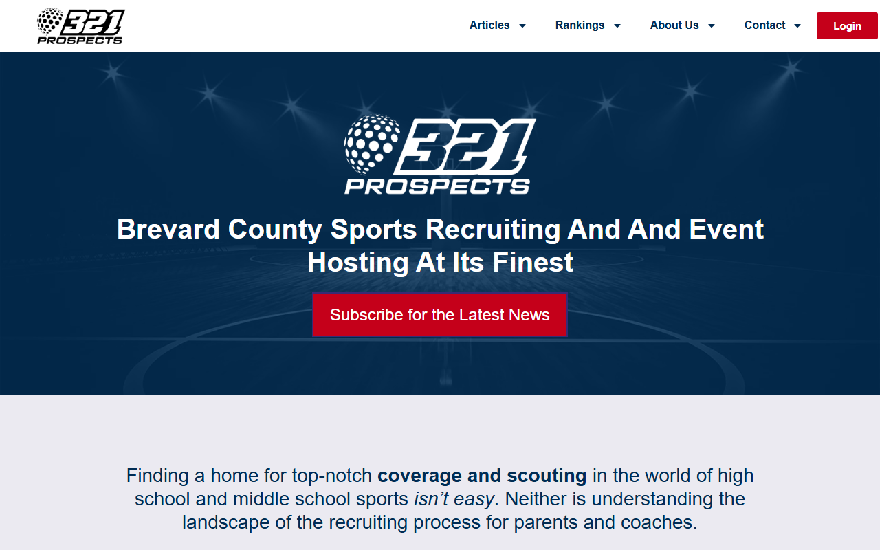 321prospects.com screenshot