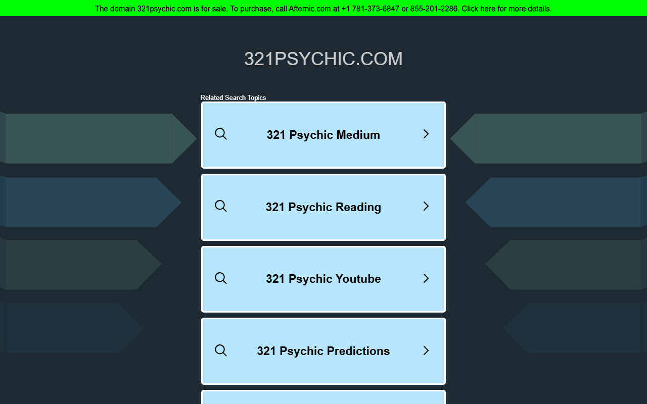 321psychic.com screenshot
