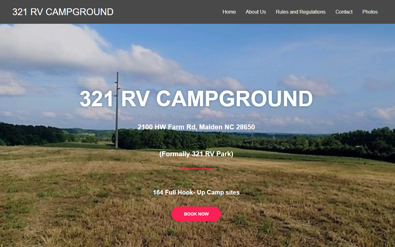 321rvcampground.com screenshot