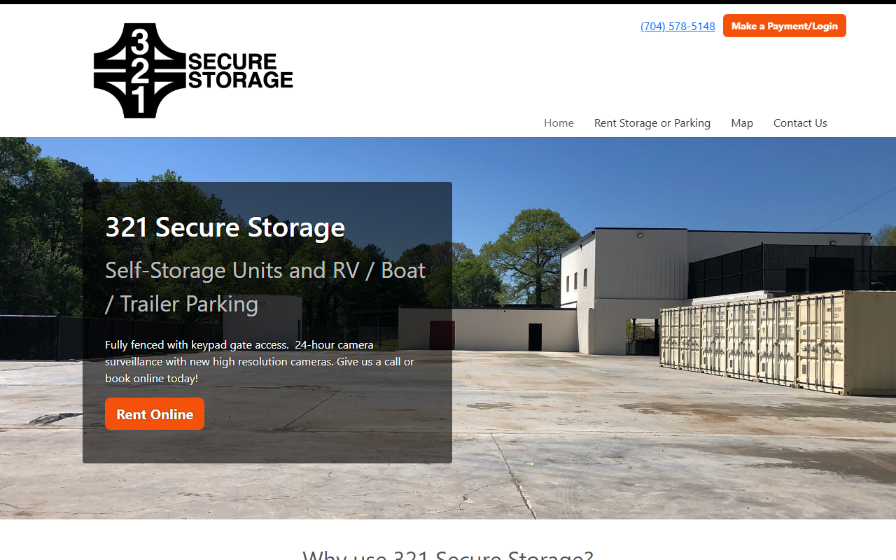 321securestorage.com screenshot