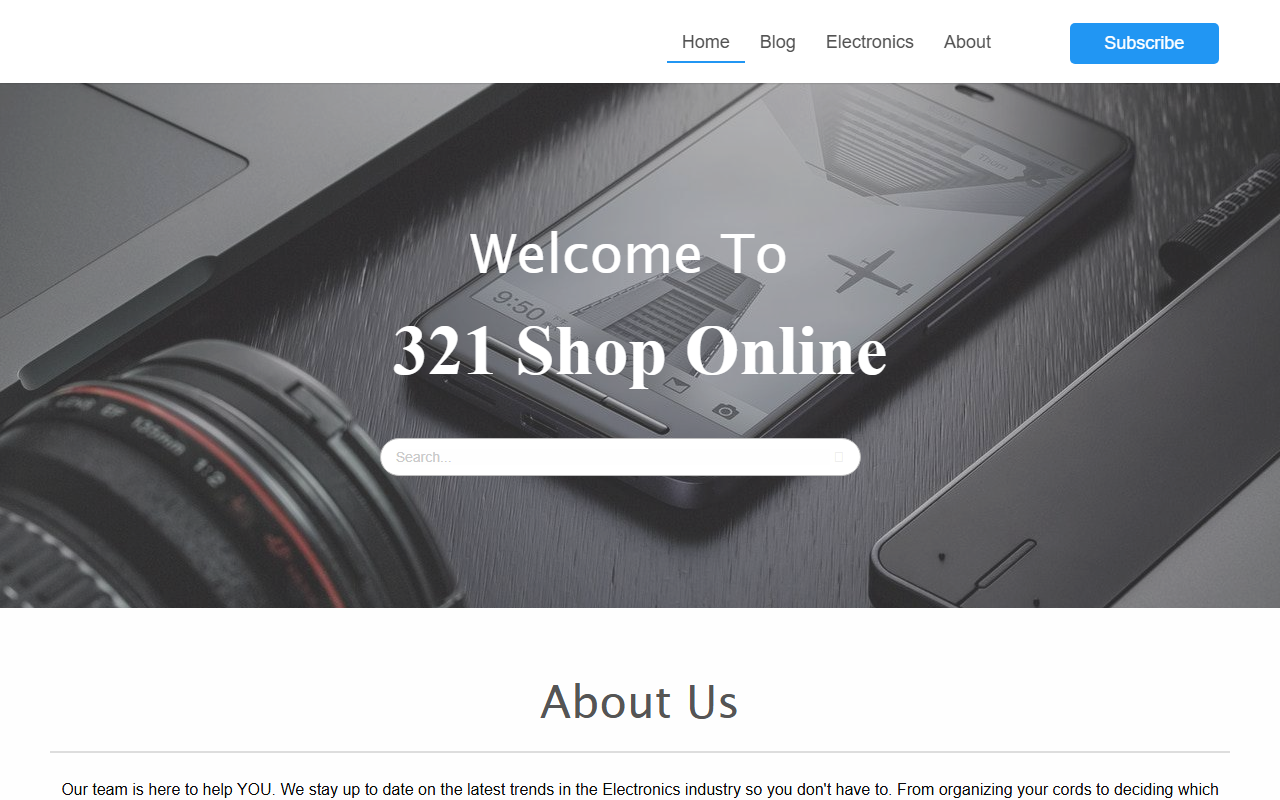 321shoponline.com screenshot
