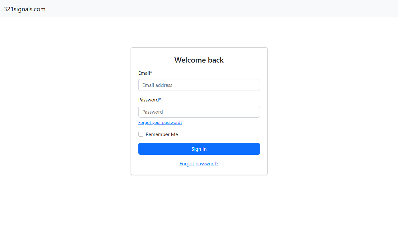 321signals.com screenshot