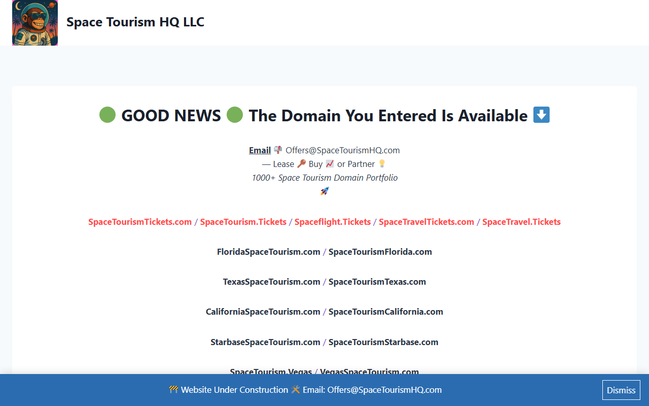 321spacetourism.com screenshot