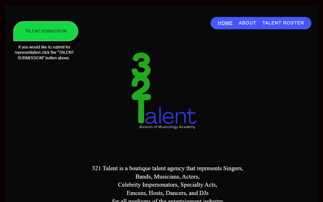 321talentlv.com screenshot