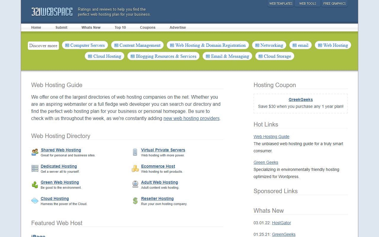 321webspace.com screenshot