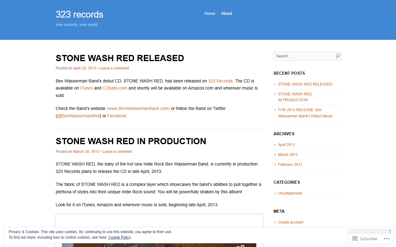 323-records.com screenshot