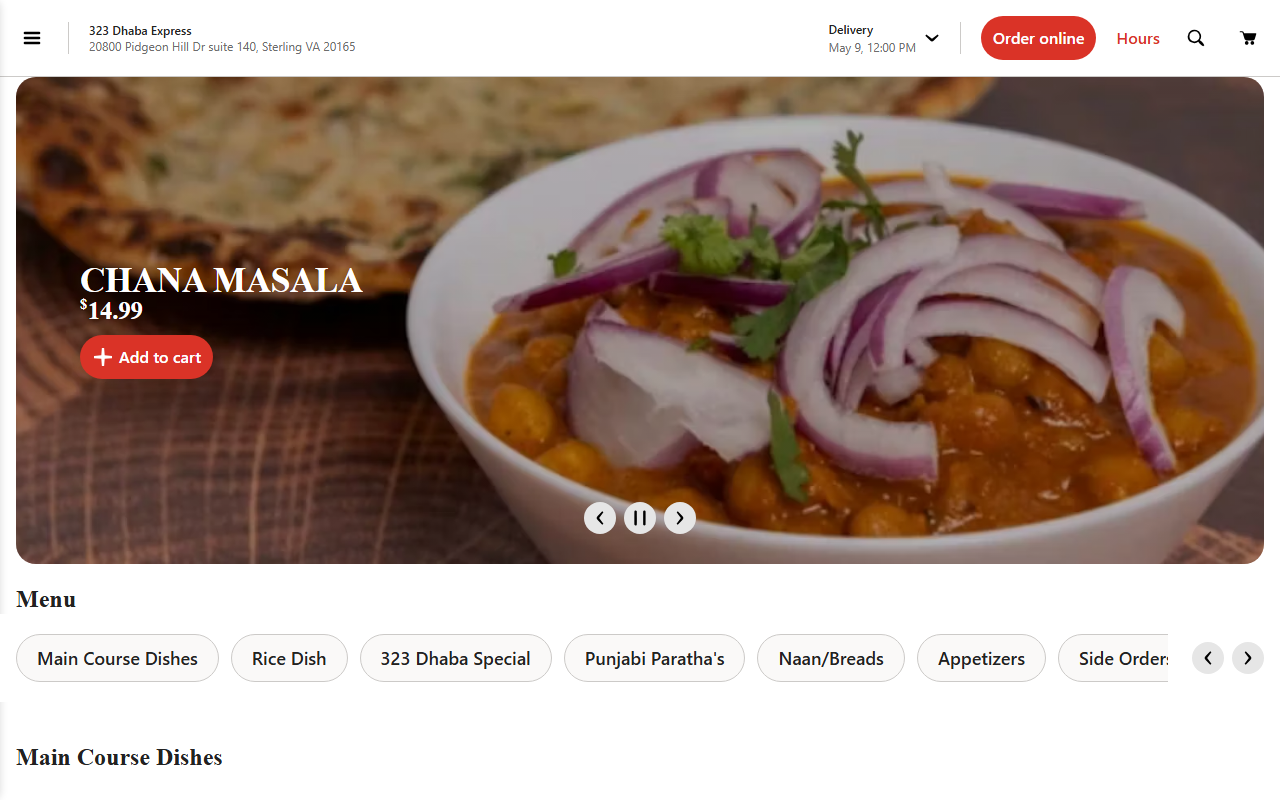 323dhabaexpress.com screenshot