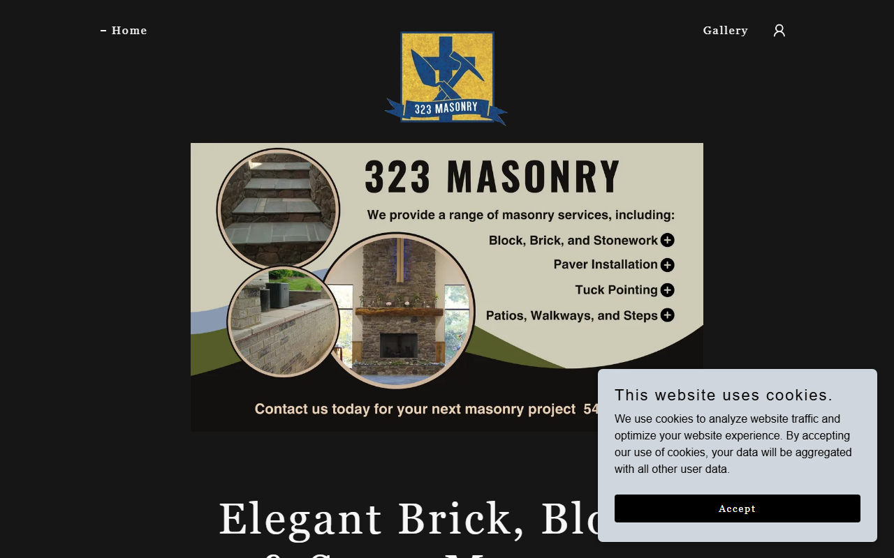 323masonry.com screenshot