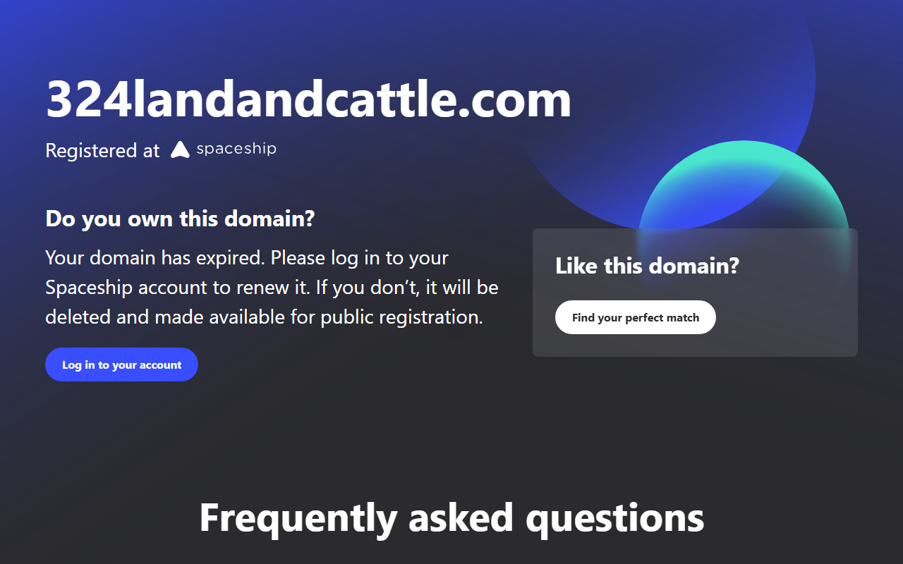 324landandcattle.com screenshot