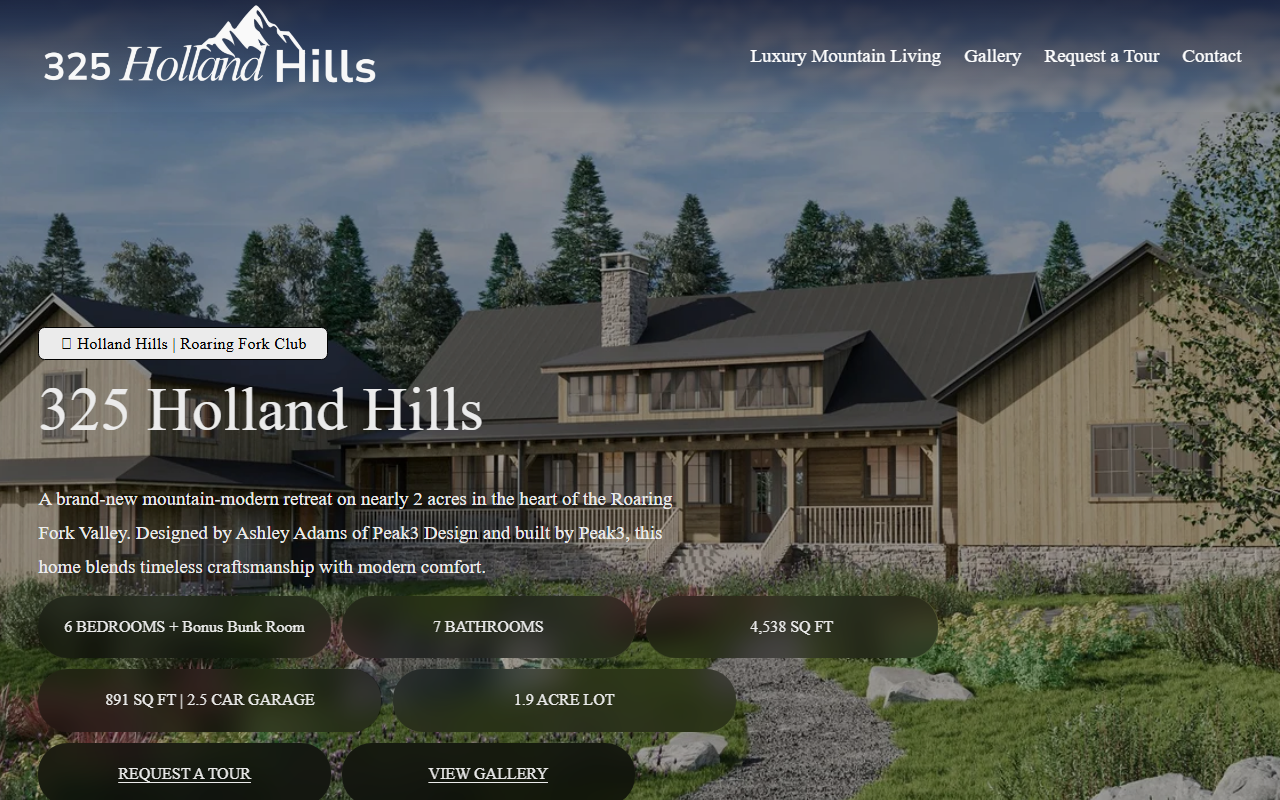 325hollandhills.com screenshot