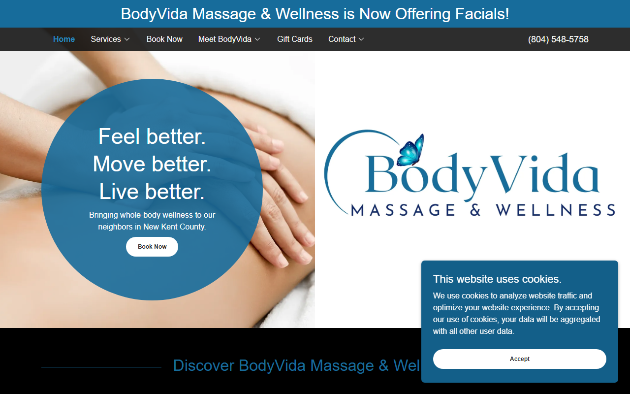 325massage.com screenshot