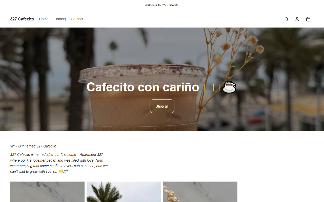 327cafecito.com screenshot