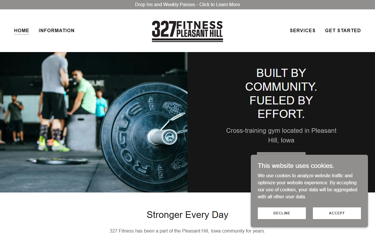 327fitnessphill.com screenshot