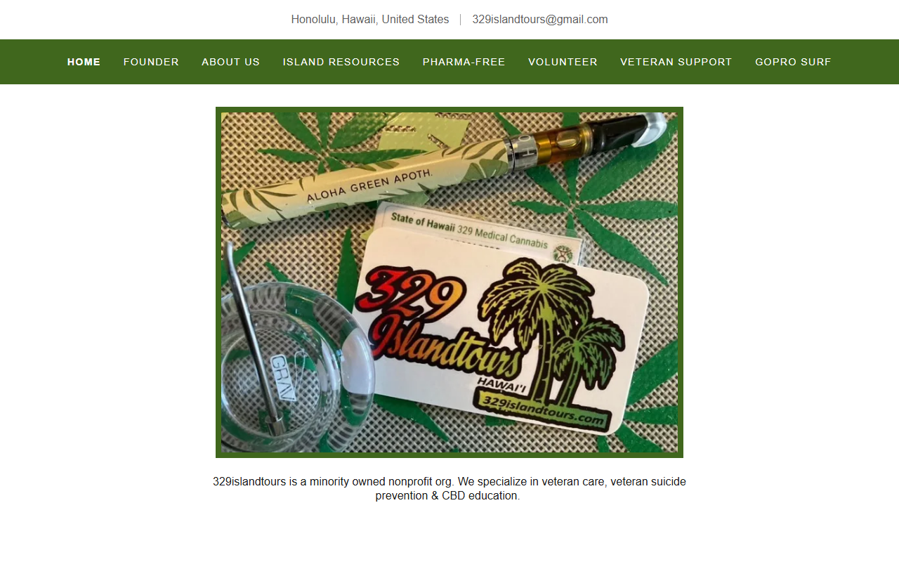 329islandtours.com screenshot