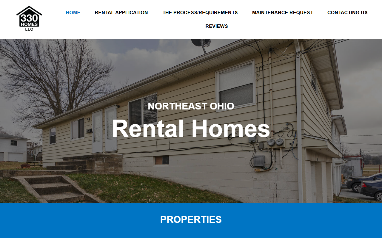 330homes4rent.com screenshot