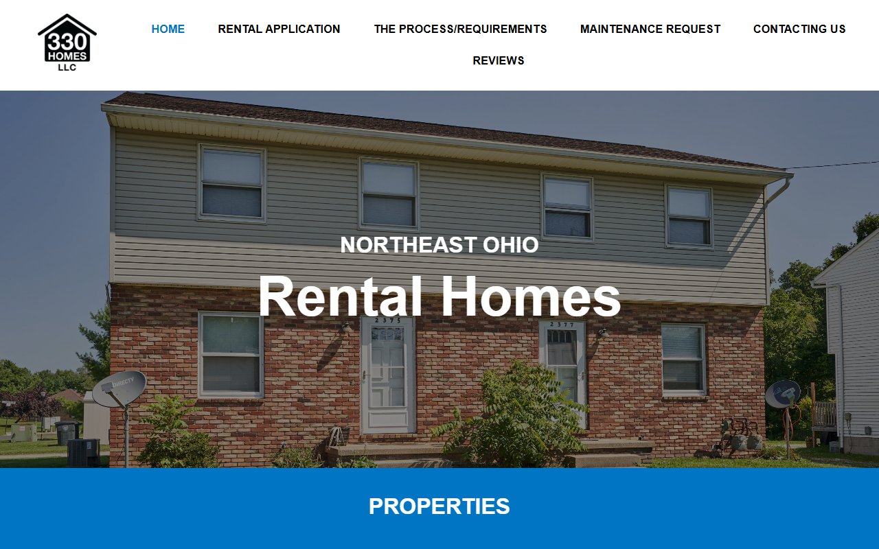 330homesforrent.com screenshot