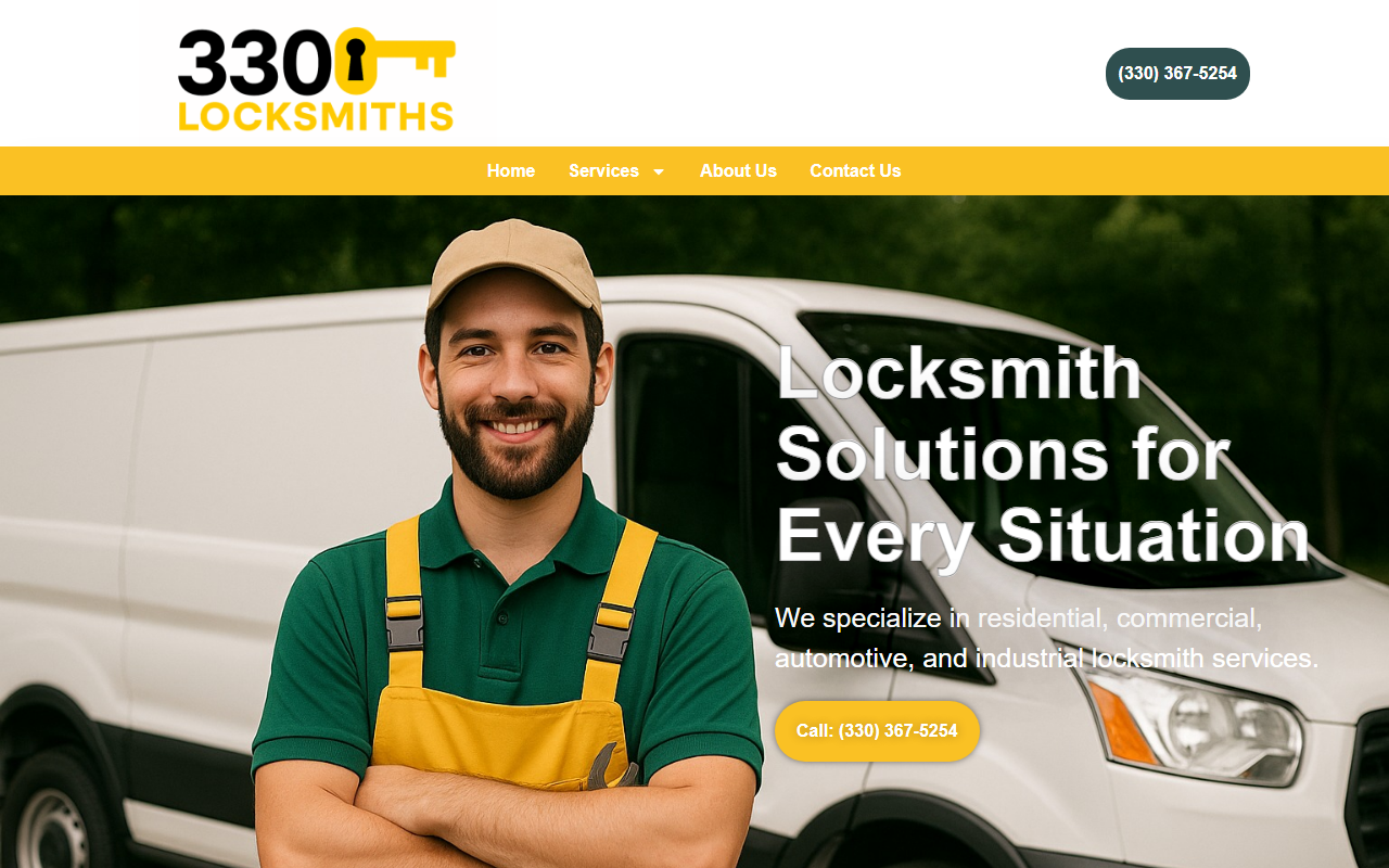 330locksmiths.com screenshot